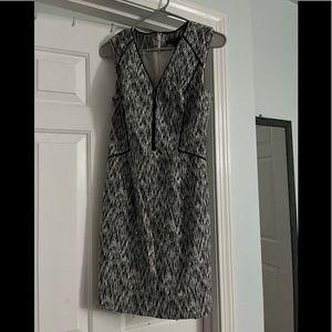 Black and white dress